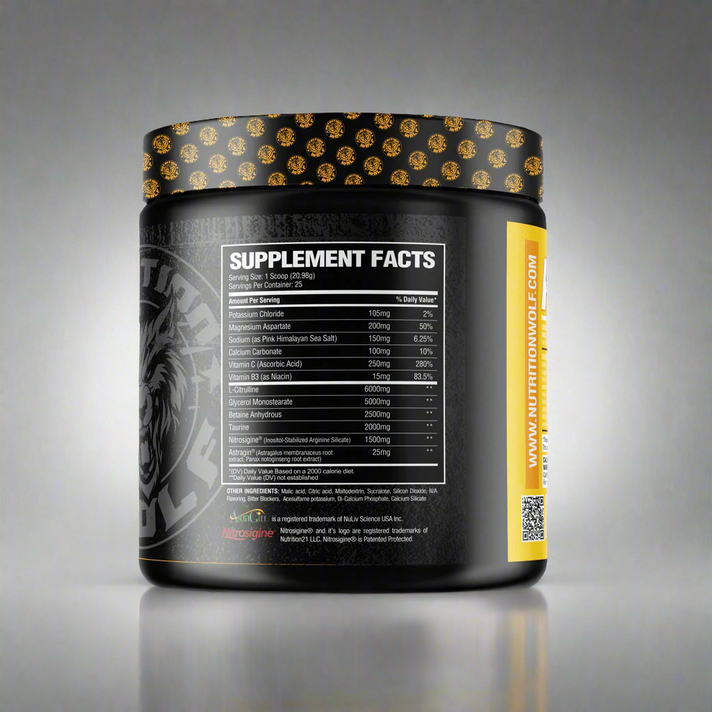 Nutrition Wolf: PUMP | NON - STIM | PRE - WORKOUT - Nutrition Wolf