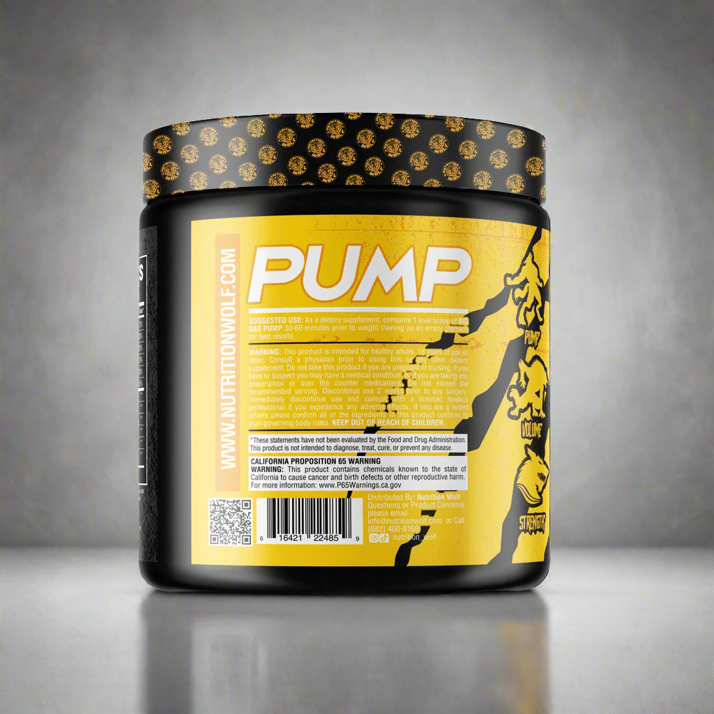 Nutrition Wolf: PUMP | NON - STIM | PRE - WORKOUT - Nutrition Wolf